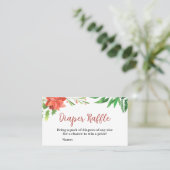 Weihnachtsduschmaschine Windeln Raffelzeichen Visitenkarte (Stehend Vorderseite)