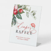 Weihnachtsduschmaschine Windelwindeln Zeichen Sockelschild (Vorderseite)