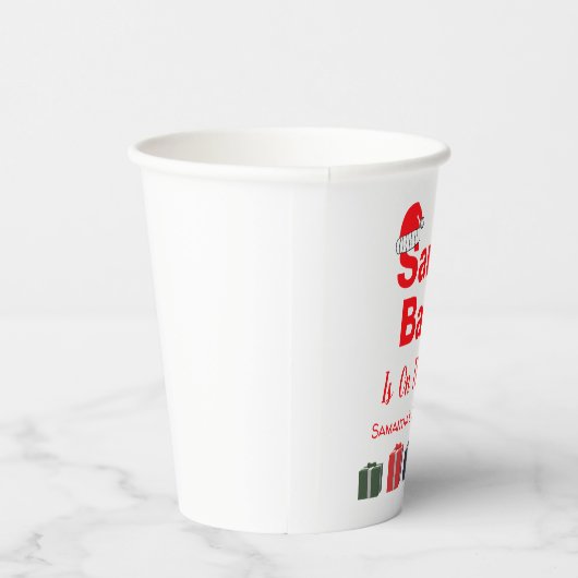 Weihnachtsduschpapier für Weihnachtskinder Pappbecher (Rechts)