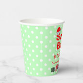 Weihnachtsduschpapier für Weihnachtskinder Pappbecher (Rechts)