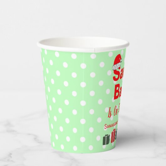 Weihnachtsduschpapier für Weihnachtskinder Pappbecher (Rechts)