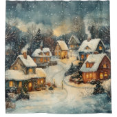 Weihnachtsduschvorhang Duschvorhang (Vorderseite)