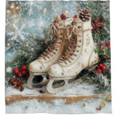 Weihnachtsduschvorhang Duschvorhang (Vorderseite)