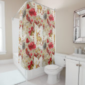 Weihnachtsduschvorhang Duschvorhang (Beispiel)