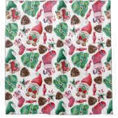 Weihnachtsduschvorhang Duschvorhang (Vorderseite)