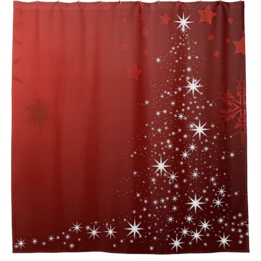 Weihnachtsduschvorhang Duschvorhang (Vorderseite)
