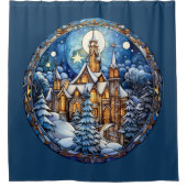 Weihnachtsduschvorhang Duschvorhang (Vorderseite)