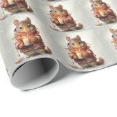 Weihnachtseichenwackelpapier Geschenkpapier (Rolleneckpunkt)