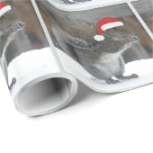 Weihnachtseichenwackelpapier Geschenkpapier (Rolleneckpunkt)