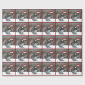 Weihnachtseichenwackelpapier Geschenkpapier (Flach)