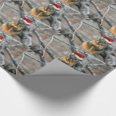 Weihnachtseichhörnchen-Geschenk-Packpapier Geschenkpapier (Ecke)