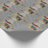 Weihnachtseichhörnchen Geschenkpapier (Ecke)
