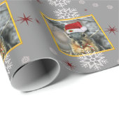 Weihnachtseichhörnchen Geschenkpapier (Rolleneckpunkt)