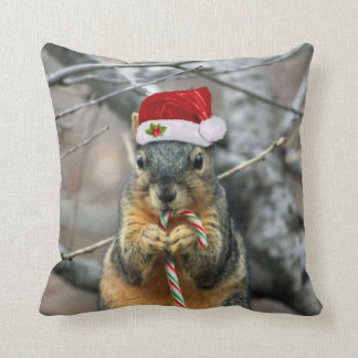 Weihnachtseichhörnchen Kissen