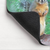 Weihnachtseichhörnchen mit immergrünem mousepad (Ecke)