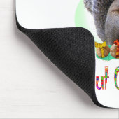 Weihnachtseichhörnchen Mousepad (Ecke)