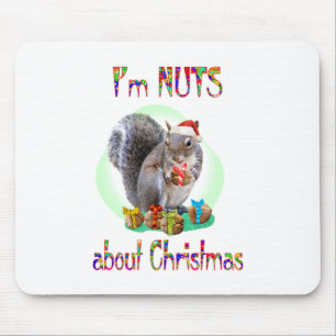 Weihnachtseichhörnchen Mousepad