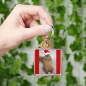 Weihnachtseichhörnchen Schlüsselanhänger (Hand)