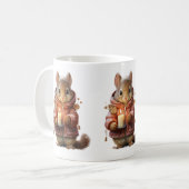 Weihnachtseichhörnchen-Tasse Kaffeetasse (Vorderseite Links)