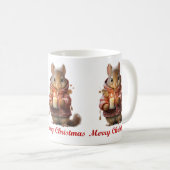 Weihnachtseichhörnchen-Tasse Kaffeetasse (VorderseiteRechts)