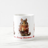 Weihnachtseichhörnchen-Tasse Kaffeetasse (Mittel)