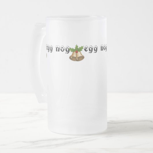 Weihnachtseier Nr. Mattiert 16 oz Mattierte Glass- Mattglas Bierglas (Vorderseite Links)