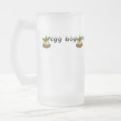 Weihnachtseier Nr. Mattiert 16 oz Mattierte Glass- Mattglas Bierglas (Links)