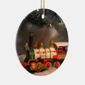Weihnachtseilzug Keramik Ornament (Rechts)