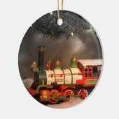 Weihnachtseilzug Keramik Ornament (Links)