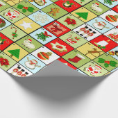 Weihnachtseinführungs-Kalender Geschenkpapier (Ecke)