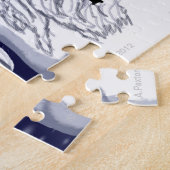 WeihnachtsEinhorn-Kopf-Puzzlespiel mit Zinn Puzzle (Seite)