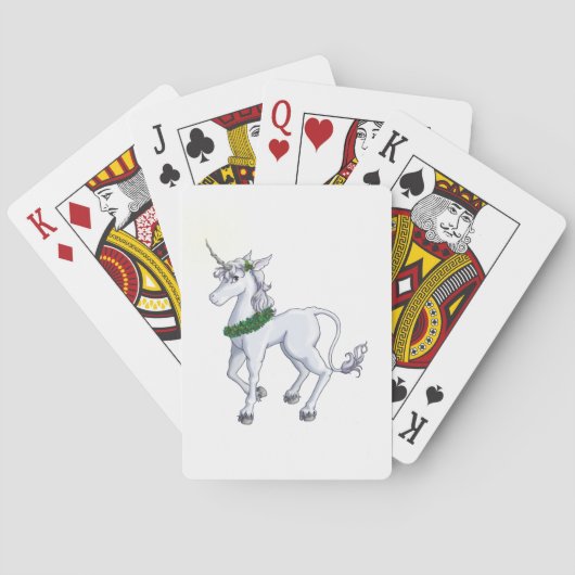 WeihnachtsEinhorn Spielkarten (Rückseite)