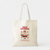 Weihnachtseinkäufe Tragetasche (Rückseite)