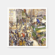 Weihnachtseinkäufer auf der Fifth Avenue (New York