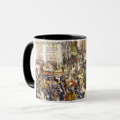 Weihnachtseinkäufer auf der Fifth Avenue (New York Tasse (Vorderseite Links)