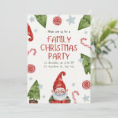 Weihnachtseinladung Einladung (Stehend Vorderseite)