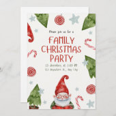 Weihnachtseinladung Einladung (Vorne/Hinten)