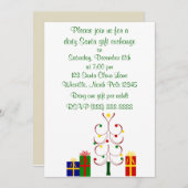 Weihnachtseinladung Einladung (Vorne/Hinten)