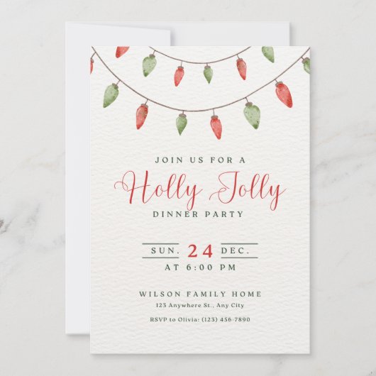 Weihnachtseinladung Einladung (Vorderseite)