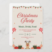 Weihnachtseinladung Einladung (Vorne/Hinten)