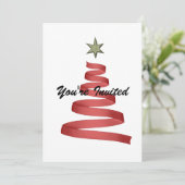 Weihnachtseinladung Einladung (Stehend Vorderseite)