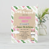 Weihnachtseinladung Einladung (Stehend Vorderseite)