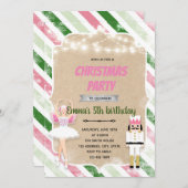 Weihnachtseinladung Einladung (Vorne/Hinten)