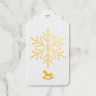 Weihnachtseinladung Geschenkanhänger
