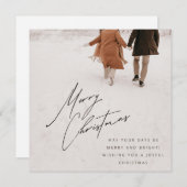 Weihnachtseinladung Save The Date (Vorne/Hinten)