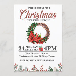 Weihnachtseinladung - Weihnachtsfeierliche Party E Einladung