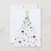 Weihnachtseinladung – Weihnachtsmann & Rentiere Wi Einladung (Rückseite)