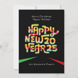 Weihnachtseinladungen 2025 Personalisiert Feiertagskarte