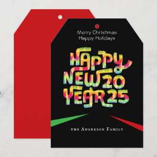 Weihnachtseinladungen 2025 Personalisiert Feiertagskarte