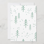 Weihnachtseinladungen Einladung (Rückseite)